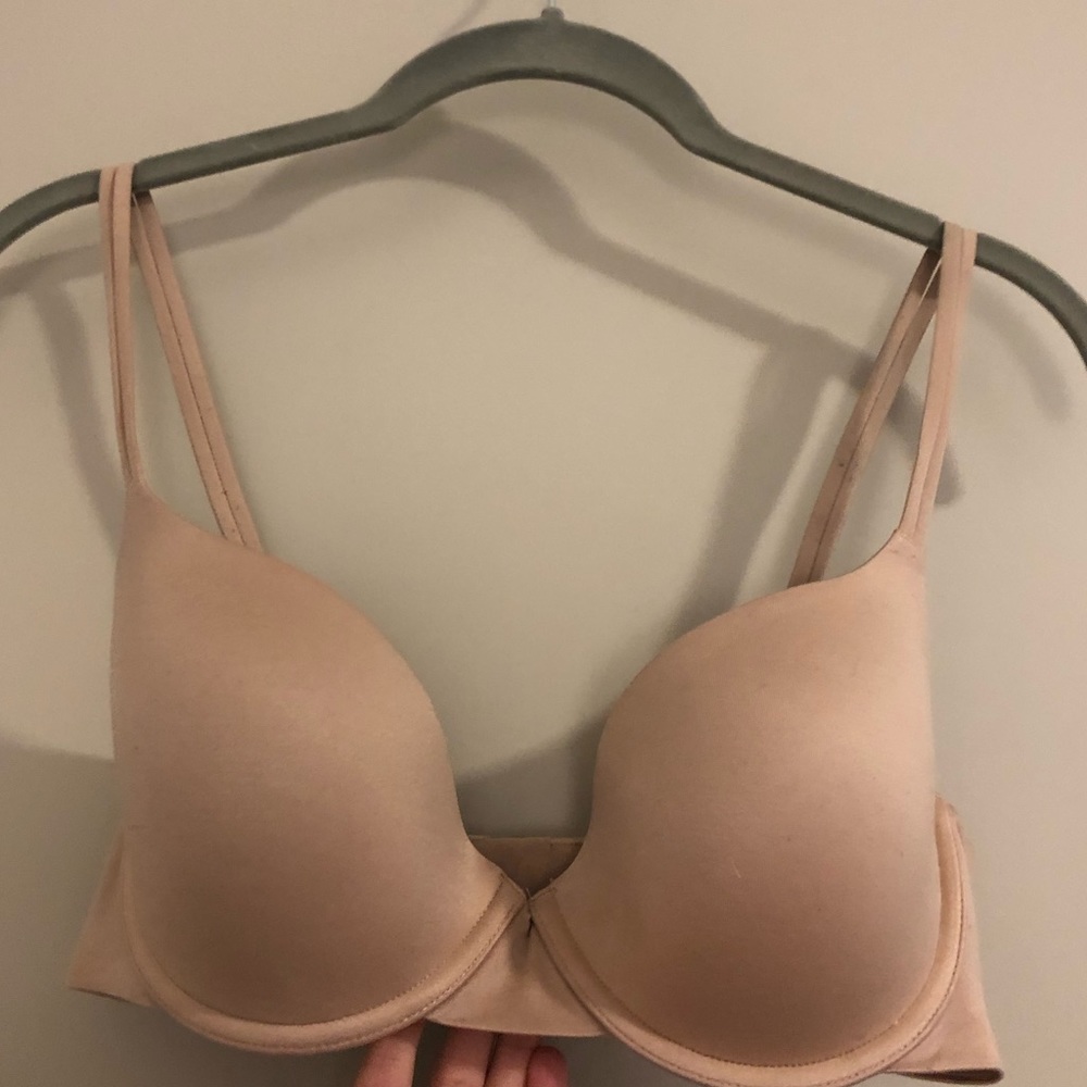 Aerie Sunnie Demi Lightly Lined Nude Bra- 32DD